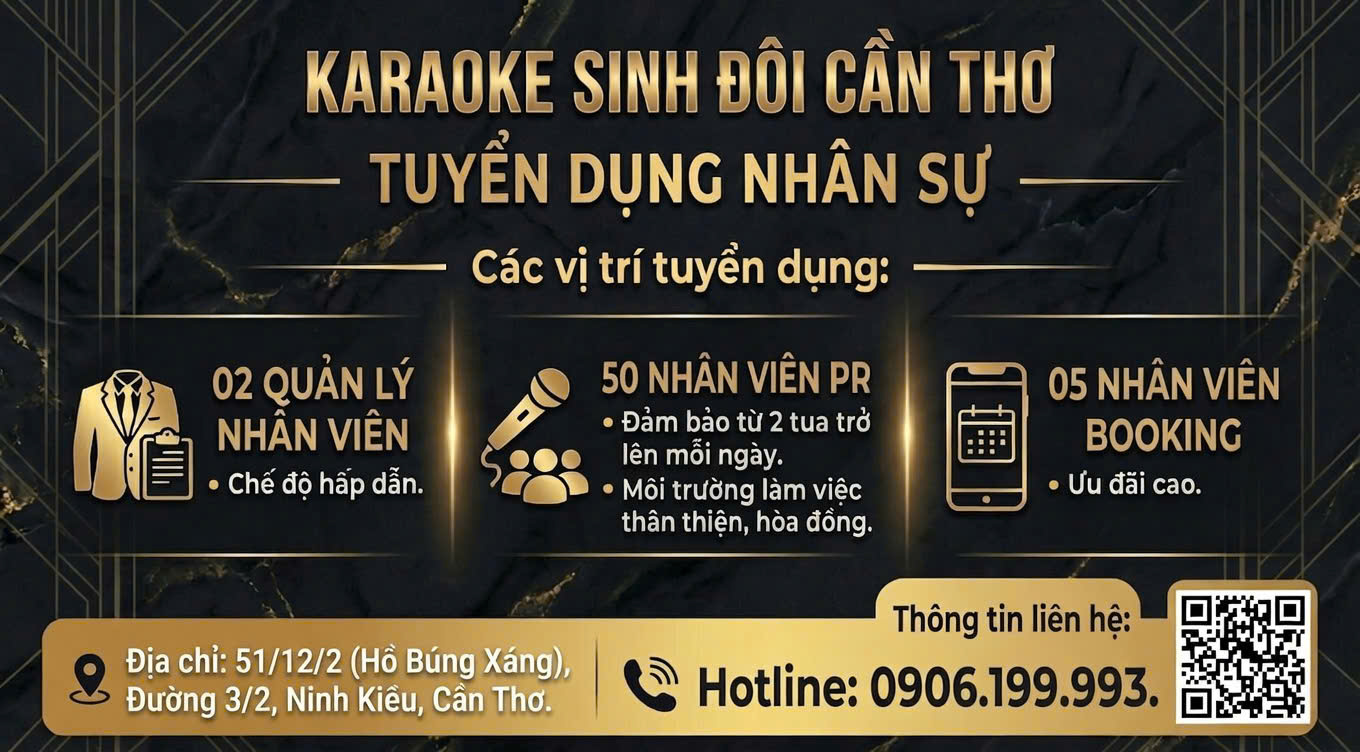 ✨ [TUYỂN DỤNG] – GIA NHẬP TEAM SINH ĐÔI CẦN THƠ, THU NHẬP ĐỘT PHÁ!